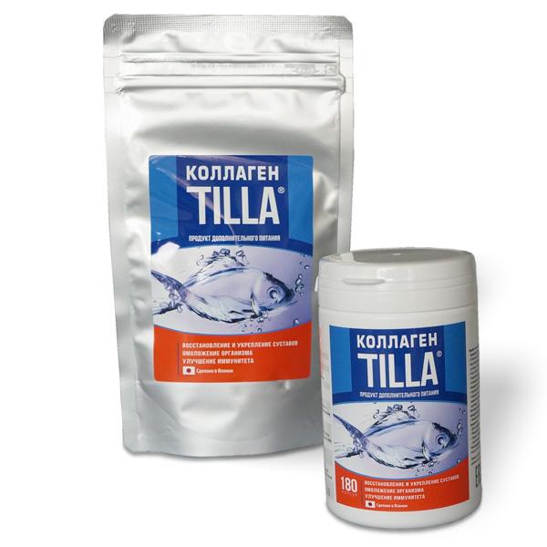 Чистый коллаген Tila Caps и Tilla Eco